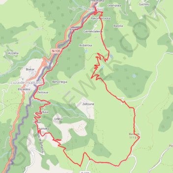 Pic de Beillurti GPS track, route, trail
