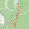 Hazelles - Col du Loup - Bogny sur Meuse GPS track, route, trail