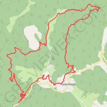 Glandage (Drôme) GPS track, route, trail