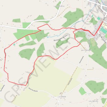 Circuit de la Vallée au Lièvre - Cormeilles GPS track, route, trail