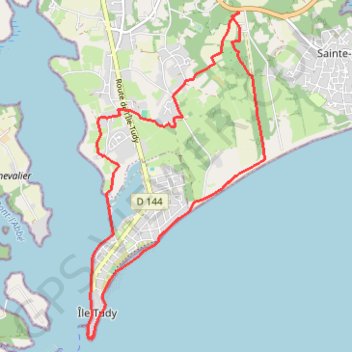 L'Ile-Tudy GPS track, route, trail
