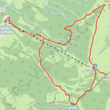 Sommet de La Berra GPS track, route, trail