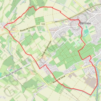 Parcours (13) GPS track, route, trail