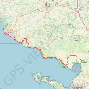 L'Île-d'Olonne - Sèvre niortaise GPS track, route, trail