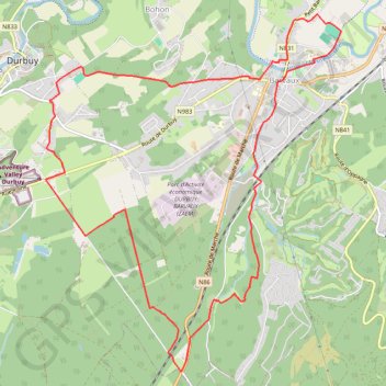 Barvaux GPS track, route, trail