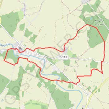 Les Coteaux du Morin et de l'Aubetin - Amillis GPS track, route, trail