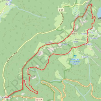 Circuit des Hirschsteine GPS track, route, trail