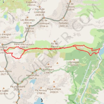 Col d'Auseilla GPS track, route, trail