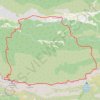 Crêtes de Sainte Victoire depuis Vauvenargues GPS track, route, trail