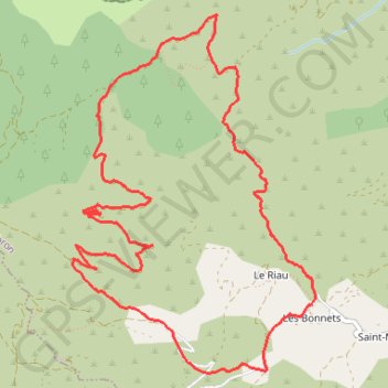 Ravin de Brison GPS track, route, trail