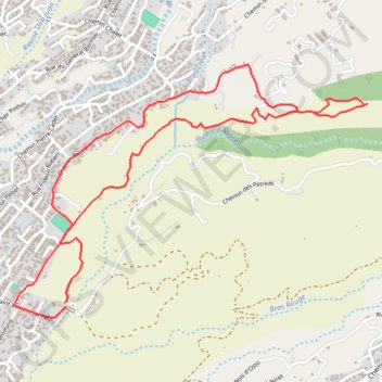 Le Tampon - Bras Creux GPS track, route, trail