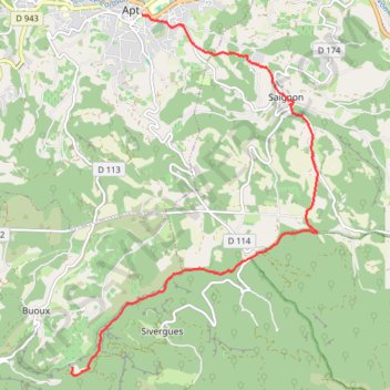 Apt - Seguins GPS track, route, trail