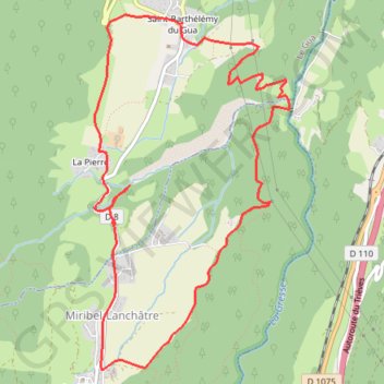 Circuit de la Fontaine Ardente GPS track, route, trail