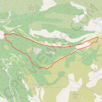 Circuit du bois de Garavagne GPS track, route, trail