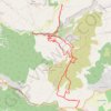 Vallée de Saint-Pons par le Col de l'Ange GPS track, route, trail