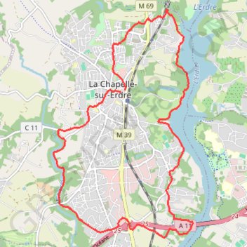 La Chapelle GPS track, route, trail