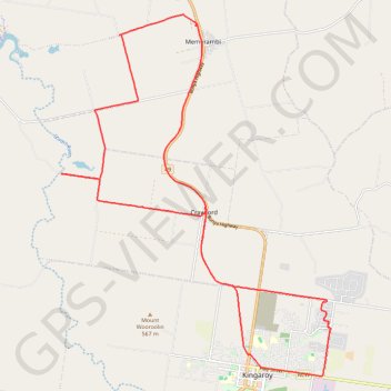 Memerambi GPS track, route, trail