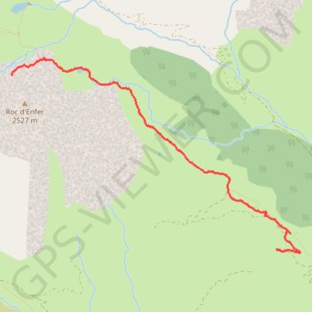 Rando 2 jour 1 - montée au bivouac GPS track, route, trail