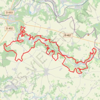 Ultra Trail de La Brie des Morin GPS track, route, trail