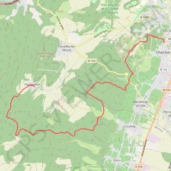 La Ptite Trans GPS track, route, trail
