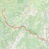 Loubaresse - Mondragon GPS track, route, trail