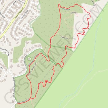 Weir Canyon Trail Loop GPS track, route, trail