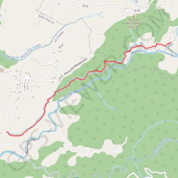 Canal de Beauregard GPS track, route, trail