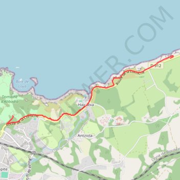 Cote basque Hendaye-aller GPS track, route, trail