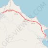 Les crêtes du Vighla à Folegandros GPS track, route, trail