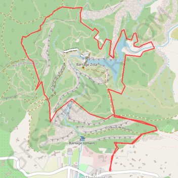RHP PETITE MER Sainte VICTOIRE GPS track, route, trail