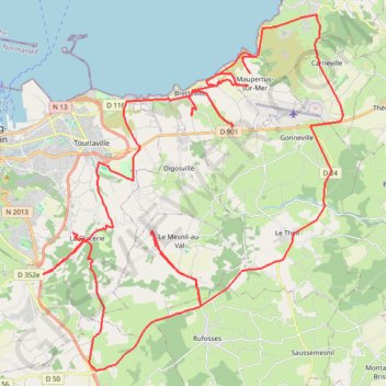 Gravel bike GPS track, route, trail