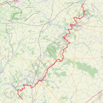 Bonneval - Prunay-Cassereau GPS track, route, trail