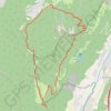 Tour du Bémont depuis les Grands Amieux (Vercors) GPS track, route, trail