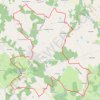 Champsac - rando des anciens GPS track, route, trail