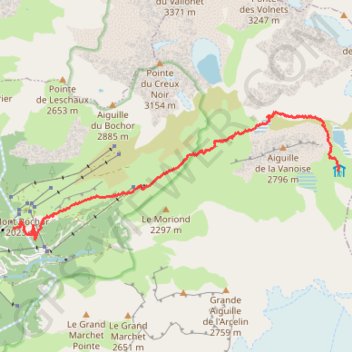 Refuge felix faure GPS track, route, trail