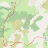 Chaumailloux - Pré Peyret GPS track, route, trail