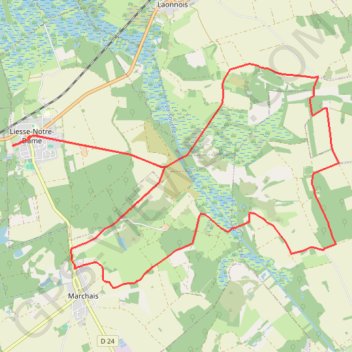 VTT-La-Montinette (1) GPS track, route, trail