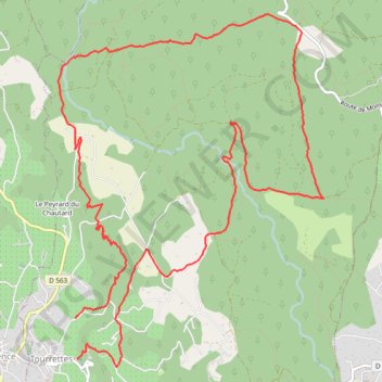 Le chautard GPS track, route, trail