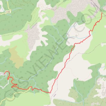 Liaison de Bocca San Petru à Cristinacce GPS track, route, trail