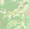 Boucle de la Fontaine Nouvelle par la Goulotte des Zervos - Vézelay GPS track, route, trail