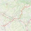 GR 65 : De Labastide-Marnhac (Lot) à Marsolan (Gers) GPS track, route, trail