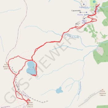 Mont Renoso GPS track, route, trail