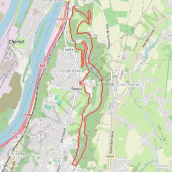 Étangs de la Julienne GPS track, route, trail