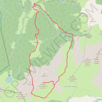 9PointedeChalune GPS track, route, trail