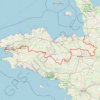 Au cœur de la Bretagne, du mont Saint-Michel à la pointe de Pen-Hir GPS track, route, trail