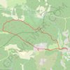 Sillans la Cascade - Circuit de Jonqueirole GPS track, route, trail
