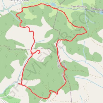 Terre de Barréjat GPS track, route, trail