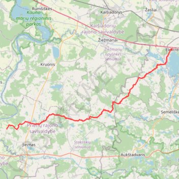 Elektrėnai - Sodyba GPS track, route, trail