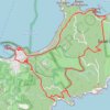 Porquerolles - Calanque de l'Oustau de Diéu GPS track, route, trail