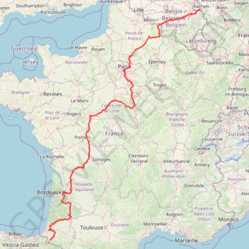 Eurovelo3 GPS track, route, trail